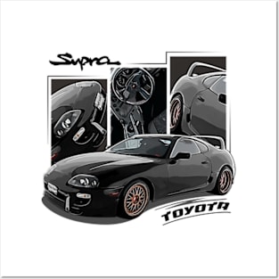 Toyota Supra MK4 Posters and Art